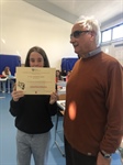 Un concorso a premi per le scuole medie sulla guerra e sulla paura della guerra: Valentina Pezzica vince il primo premio.