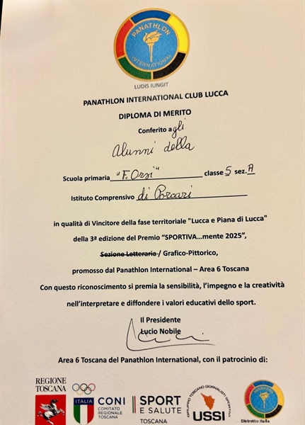 “SPORTIVA…mente. Mi piace lo Sport perché…”