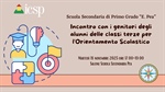 INCONTRO GENITORI-SCUOLA PER L’ATTIVITA’ DI ORIENTAMENTO